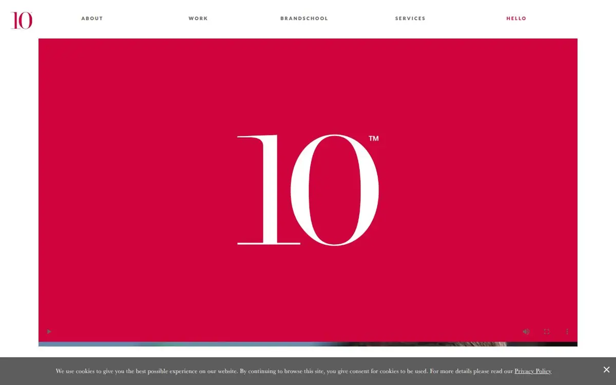 Homepage of 10 Associates
