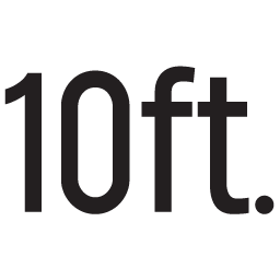 10 feet tall logo