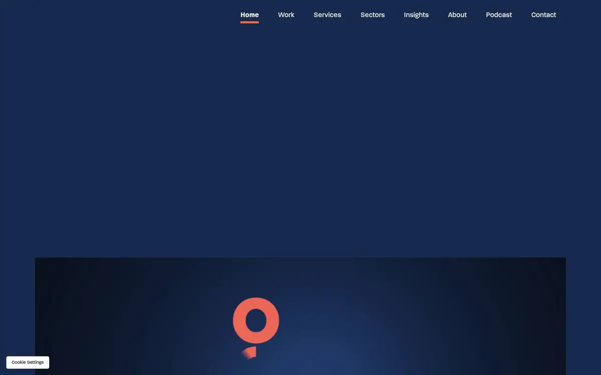 Homepage of 106 Communications