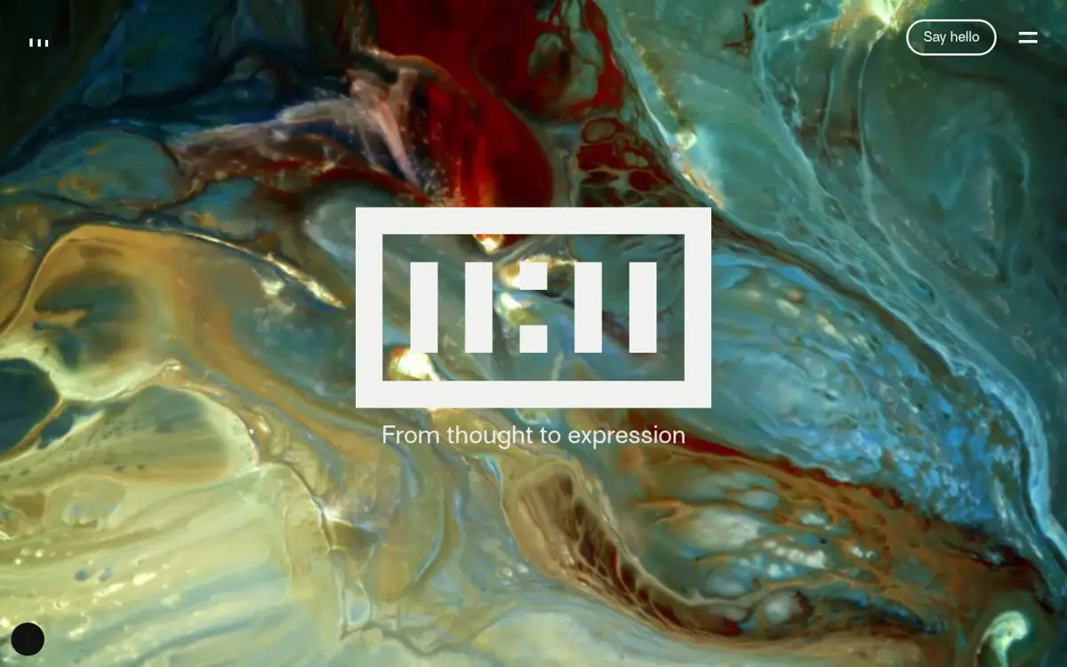 Homepage of 11:11 Studio