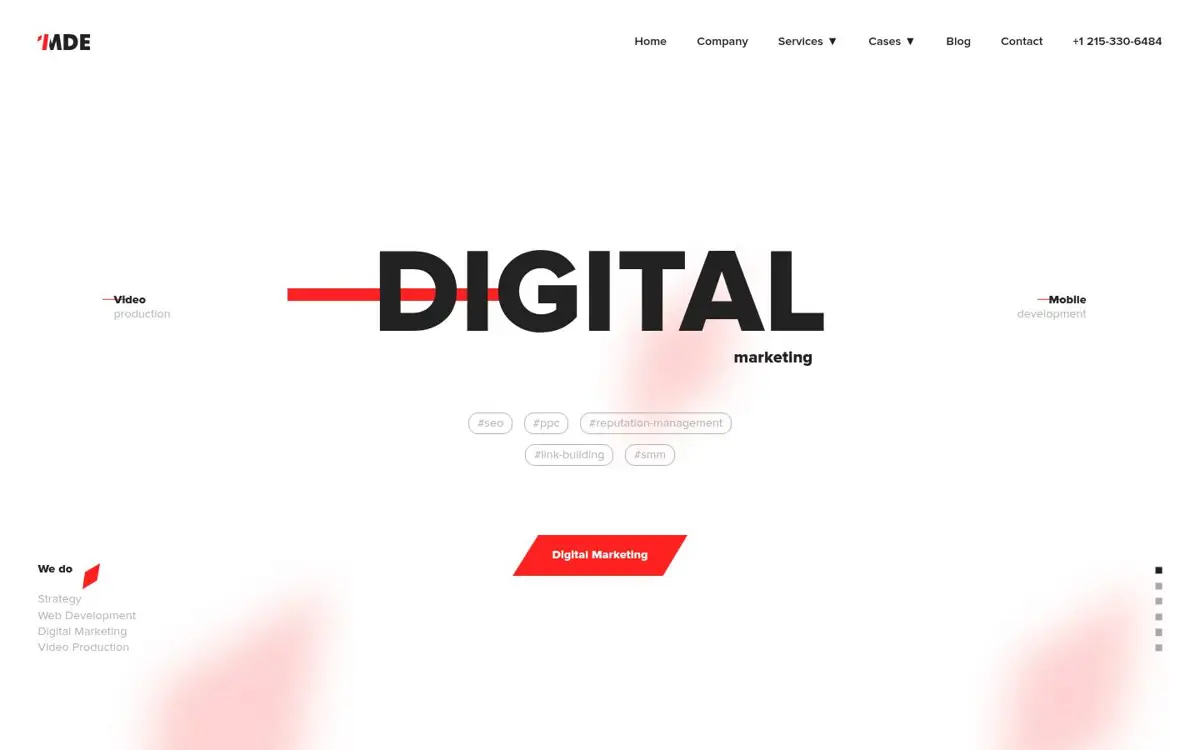 Homepage of 1MDE