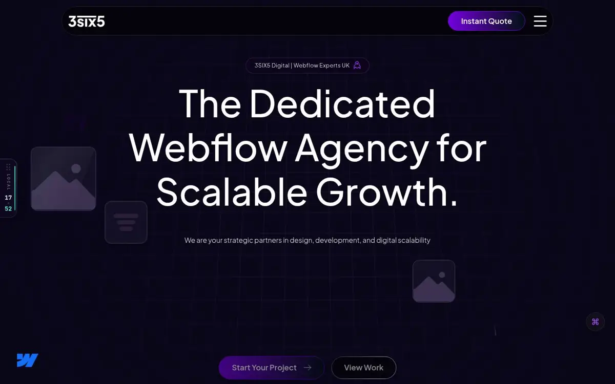 Homepage of 3SIX5