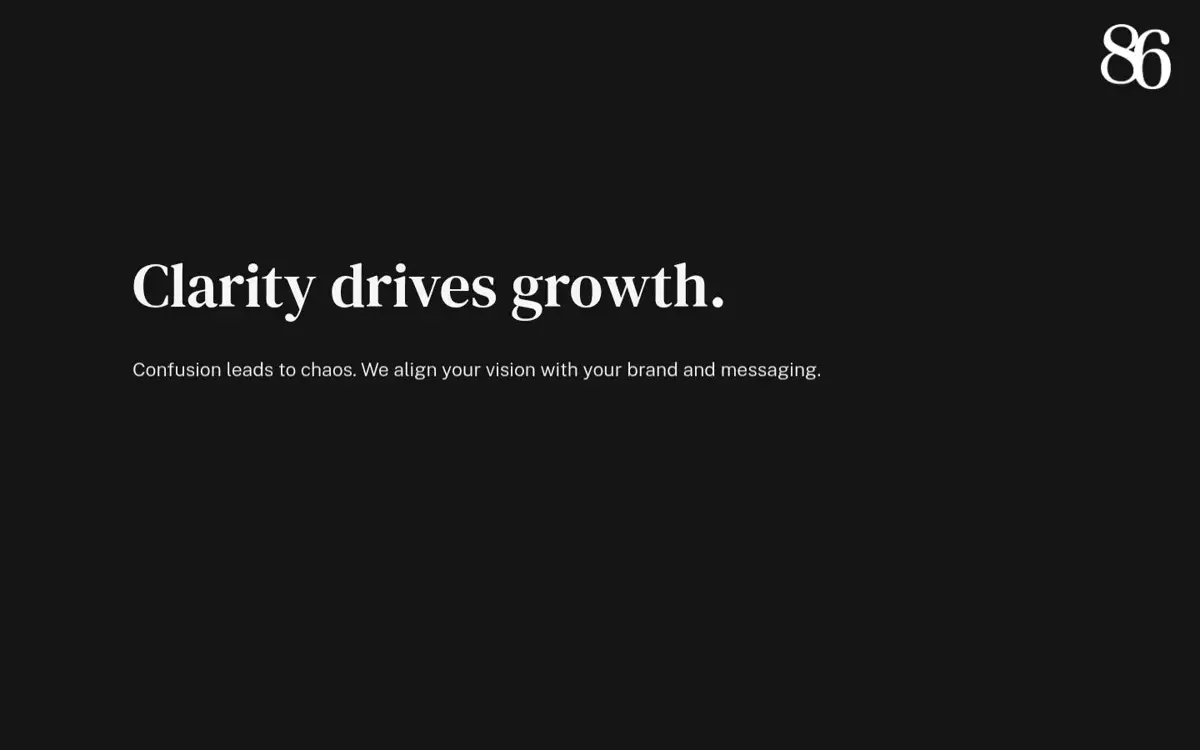 Homepage of 86