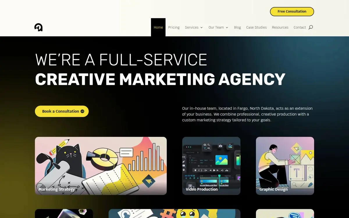 Homepage of Absolute Studios
