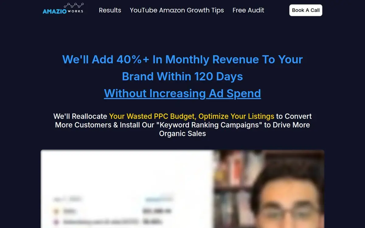 Homepage of AmazioWorks