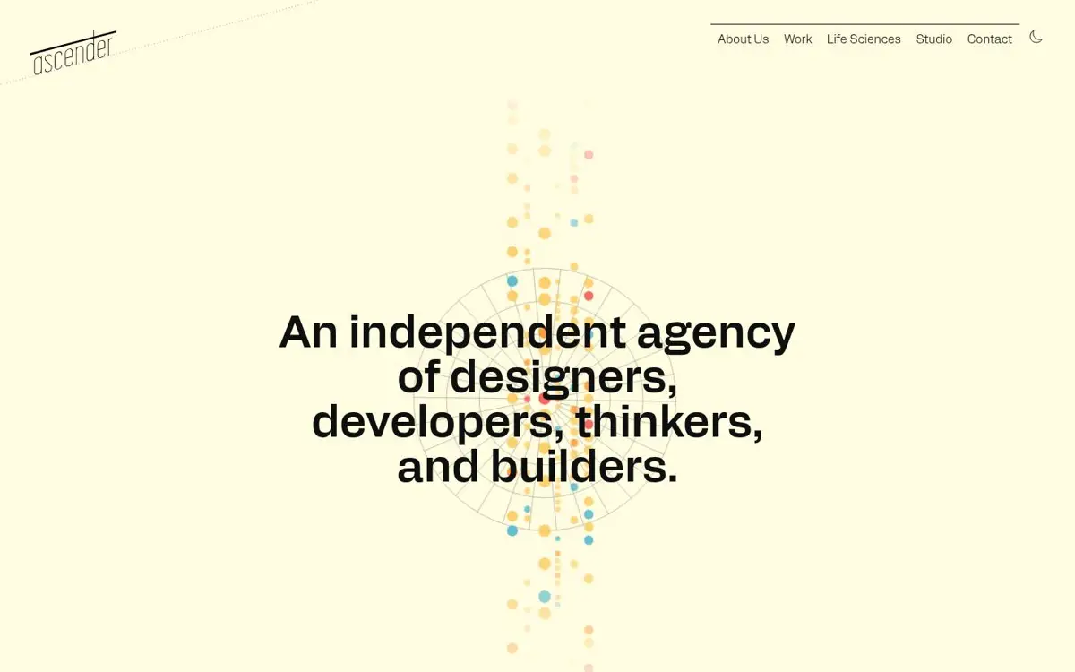 Homepage of Ascender Studios