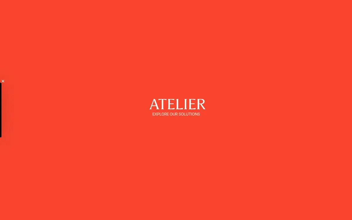 Homepage of Atelier Commerce