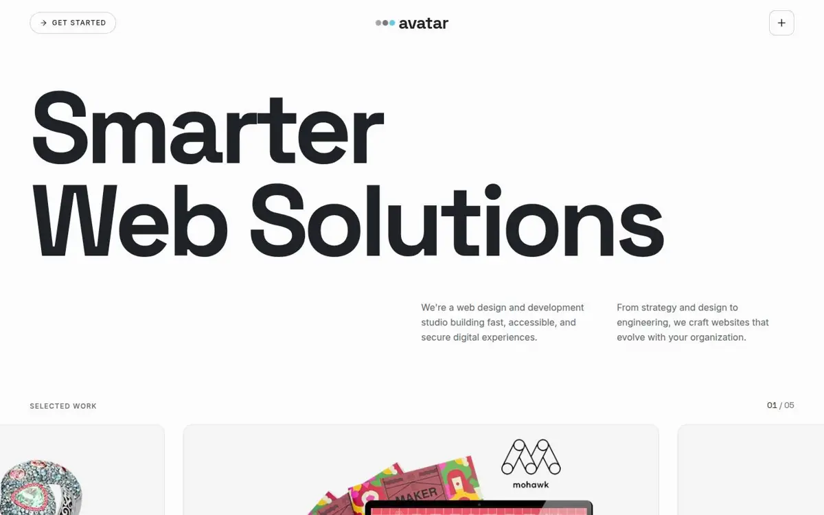 Homepage of avatar new york