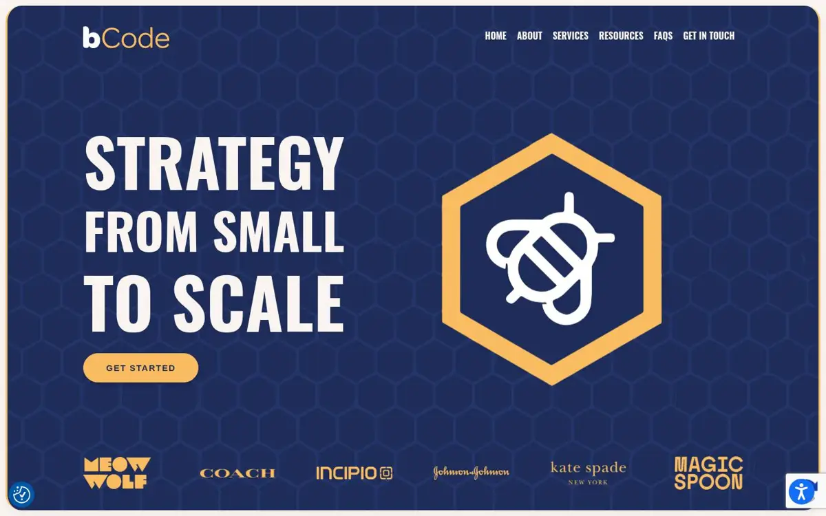 Homepage of B Code