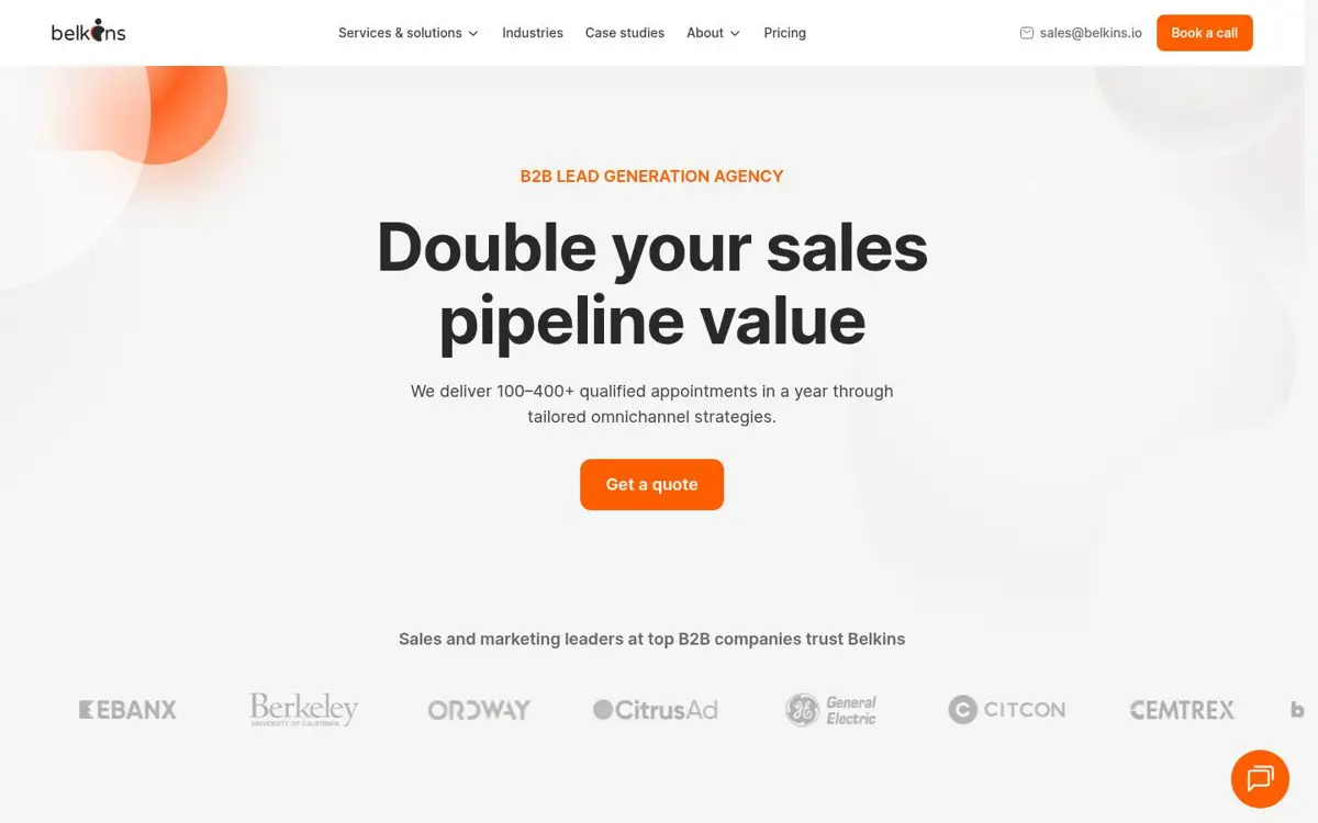 Homepage of Belkins