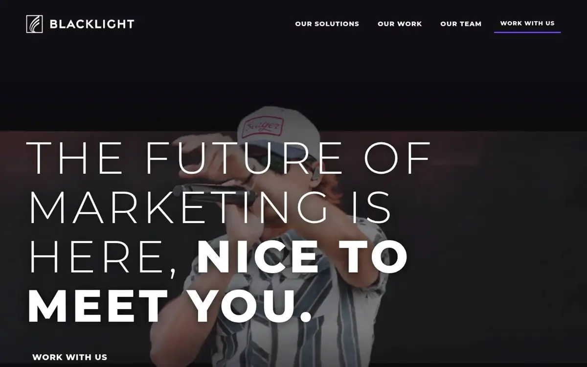 Homepage of Blacklight Group
