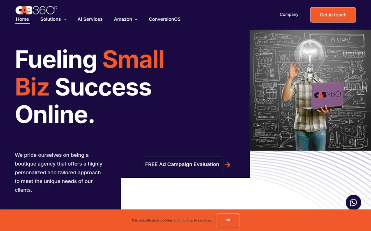 Homepage of CAB360