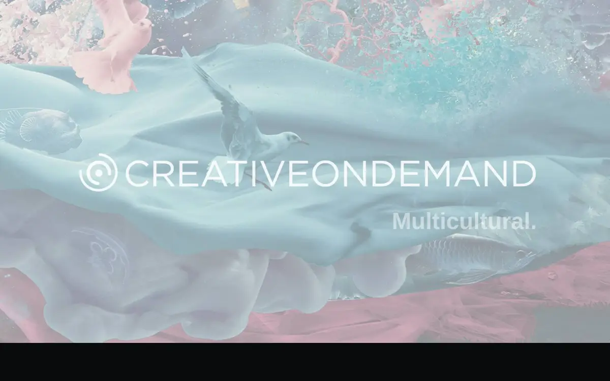 Homepage of Creative On Demand