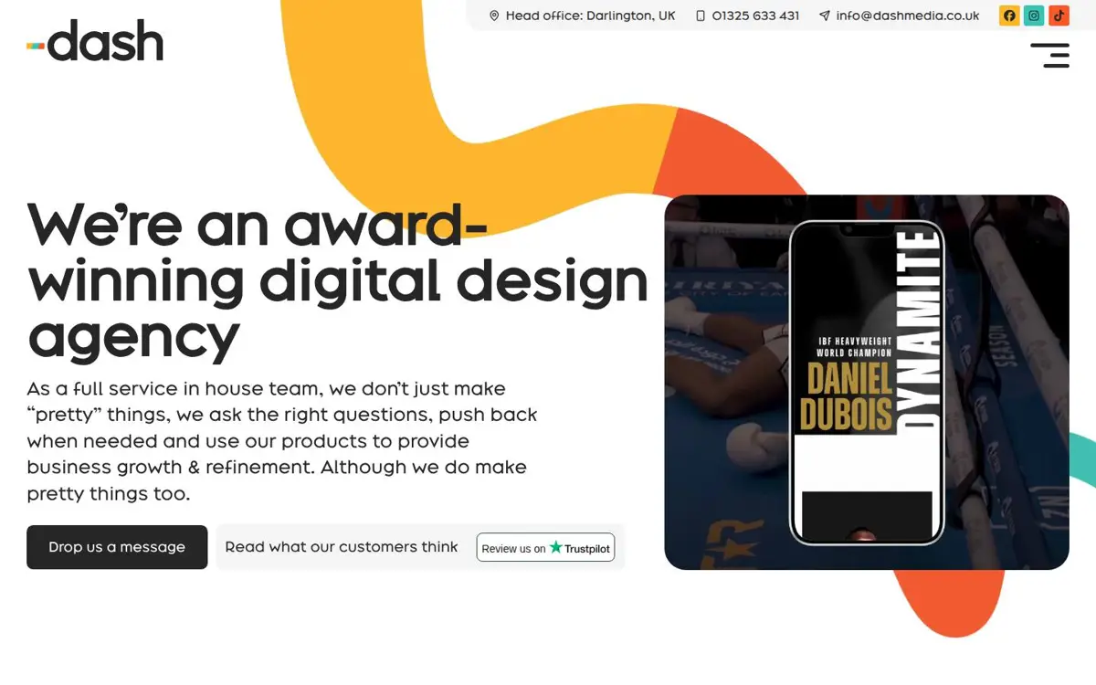 Homepage of -dash media productions