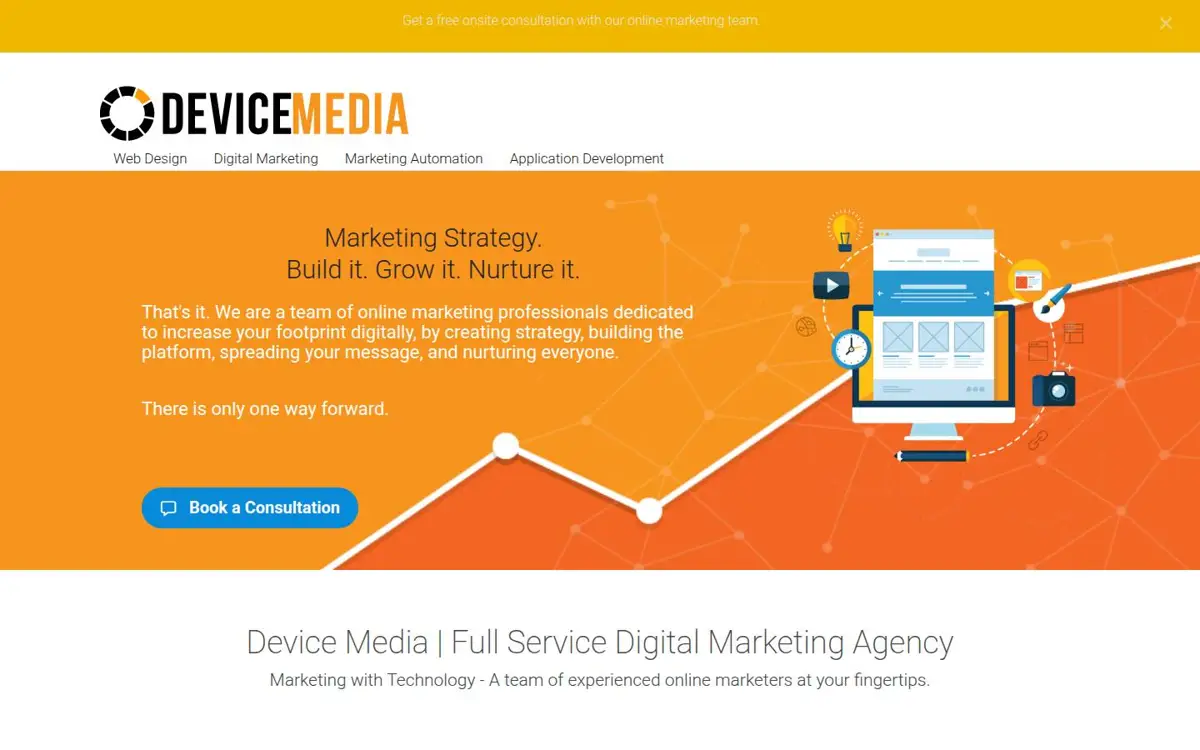 Homepage of Device Media