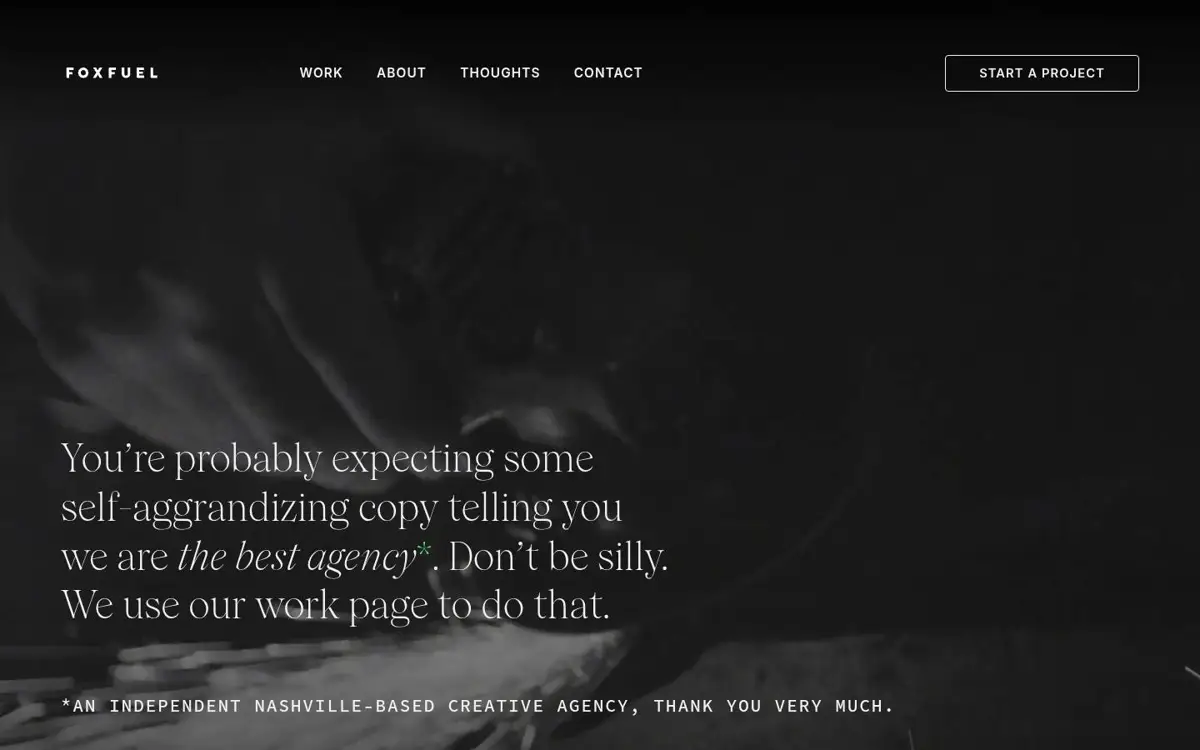 Homepage of FoxFuel