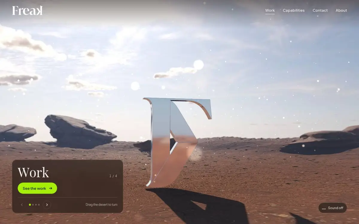 Homepage of Freak