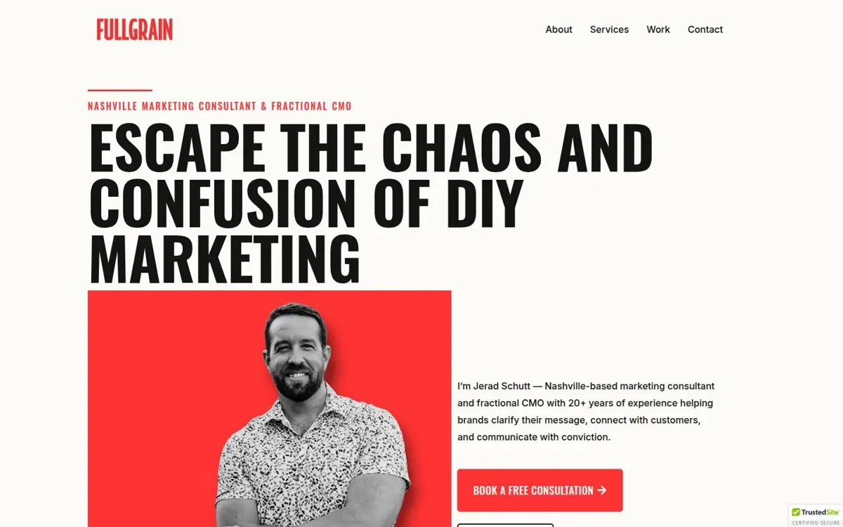 Homepage of Fullgrain