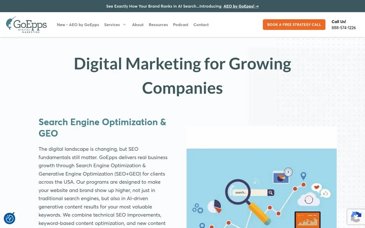 Homepage of GoEpps