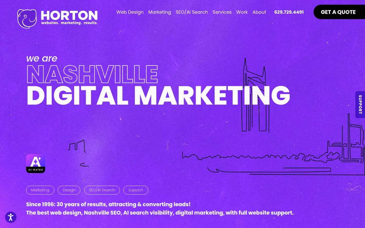 Homepage of Horton Group