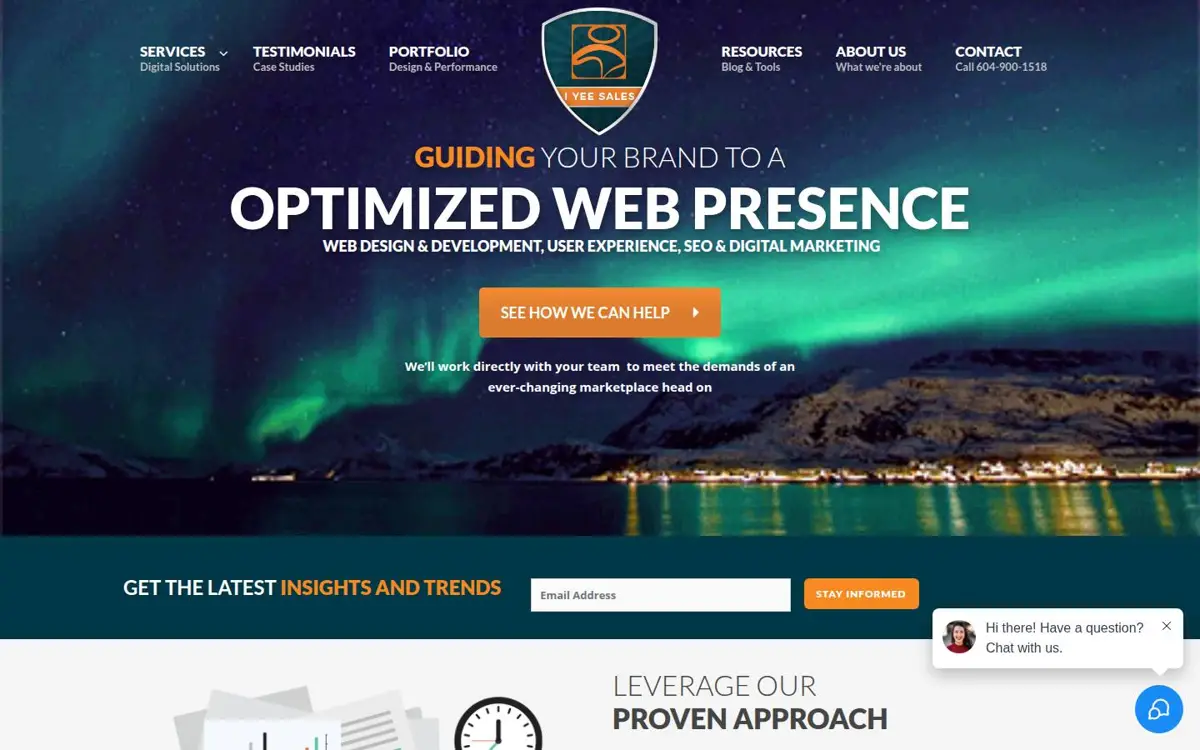 Homepage of I Yee Sales