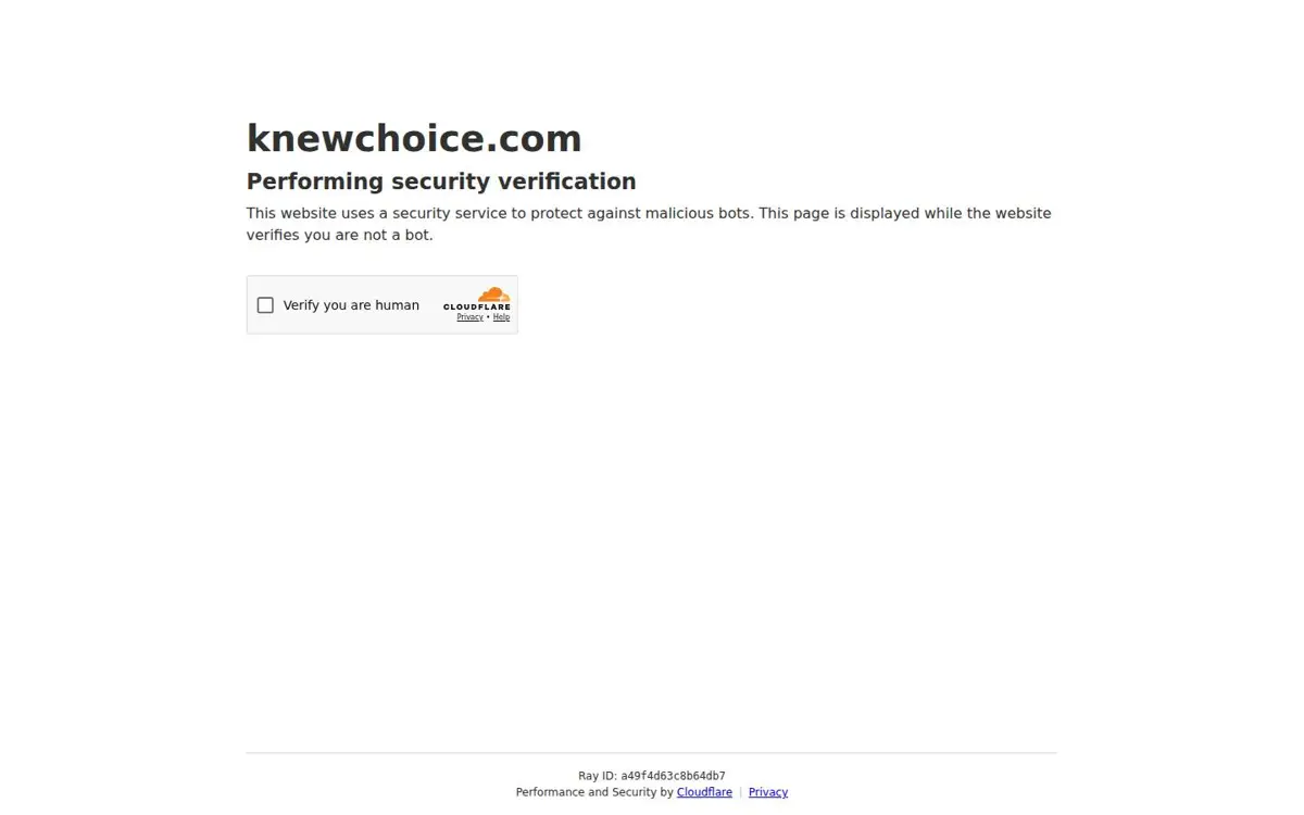 Homepage of KnewChoice Inc