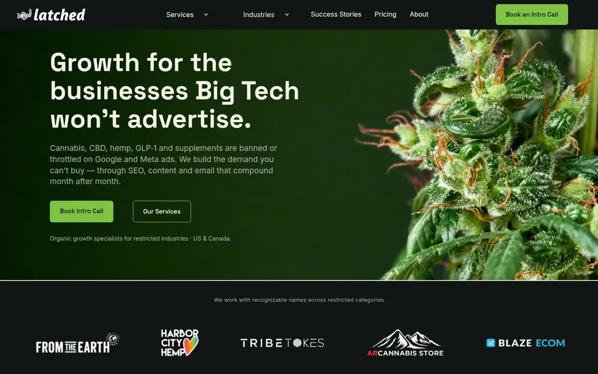 Homepage of Latched