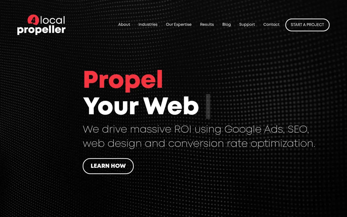 Homepage of Local Propeller