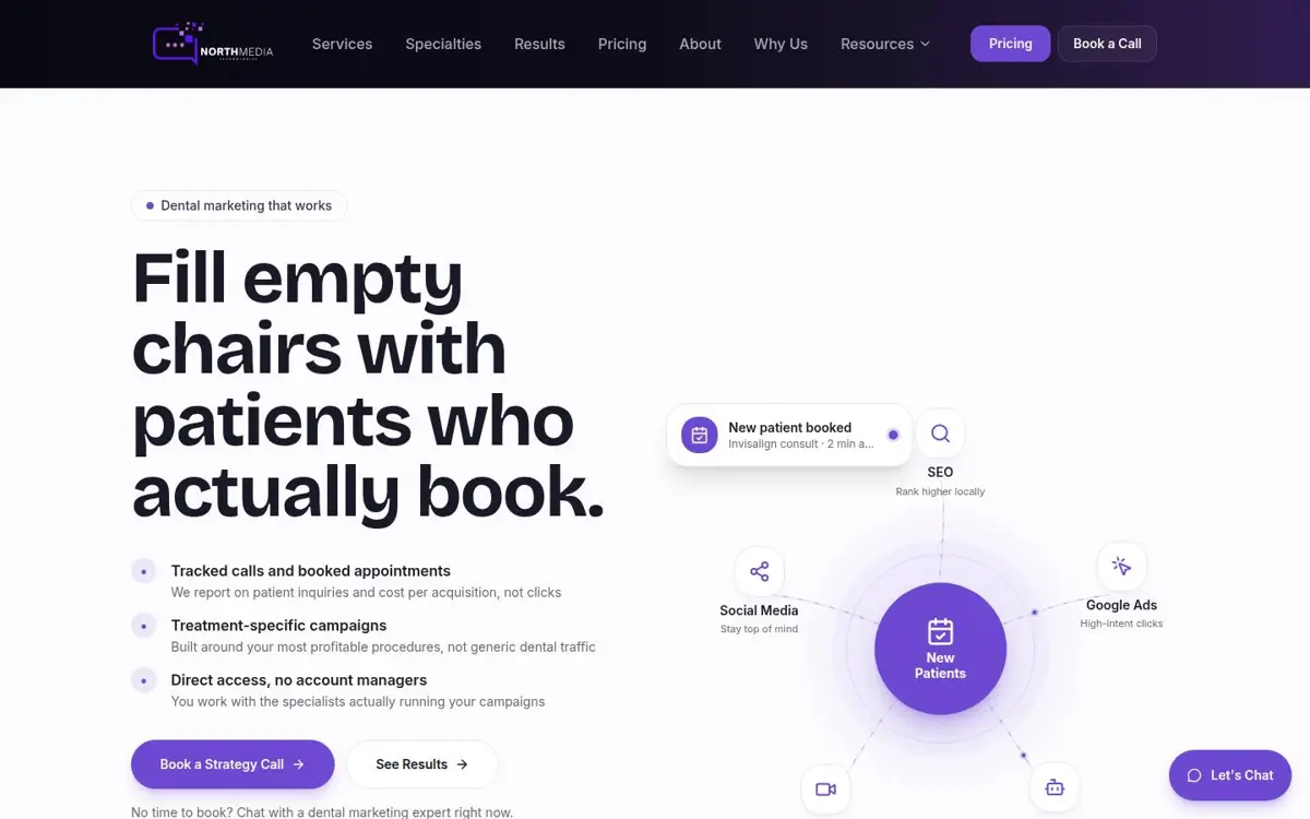 Homepage of North Media