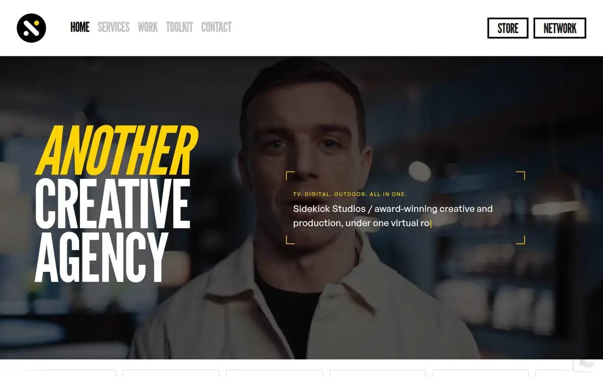 Homepage of Sidekick Studios London