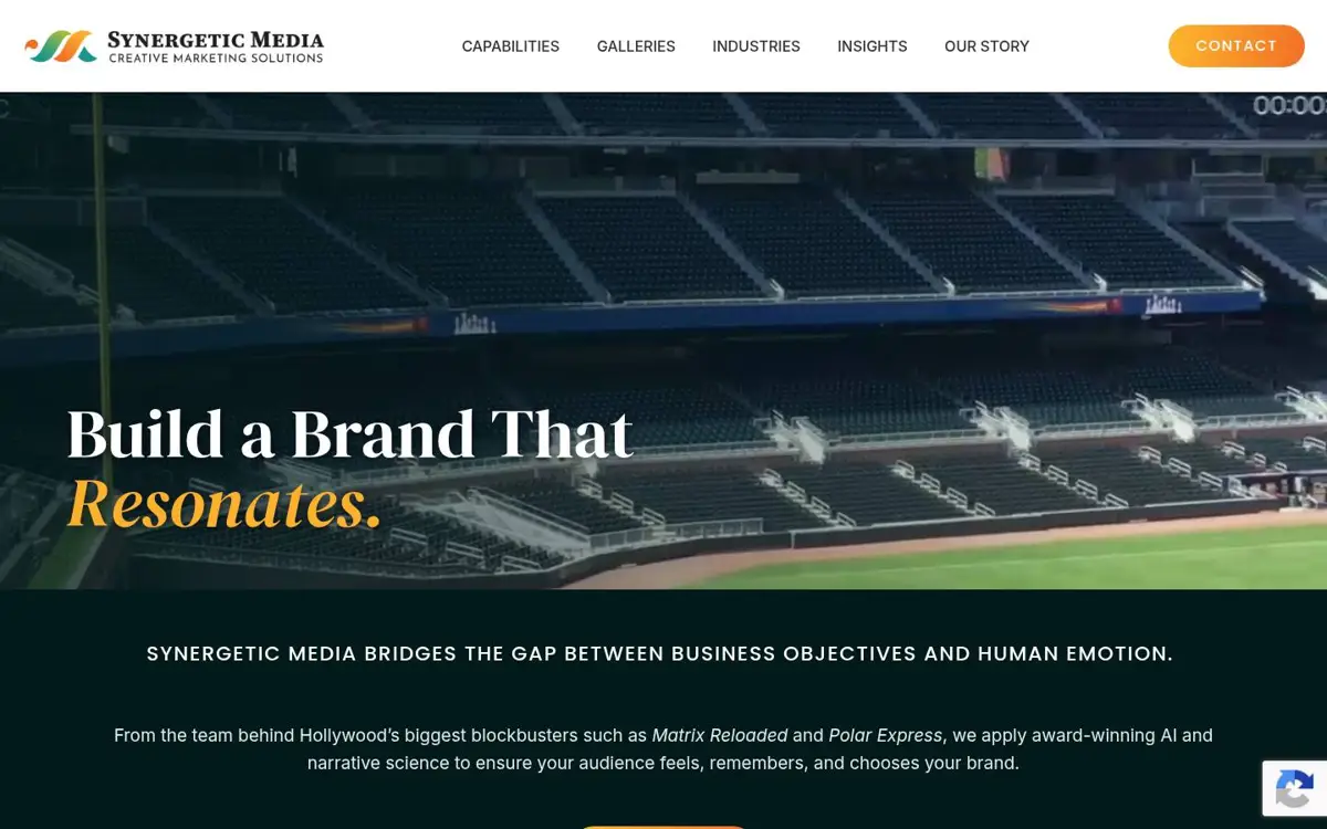 Homepage of Synergetic Media