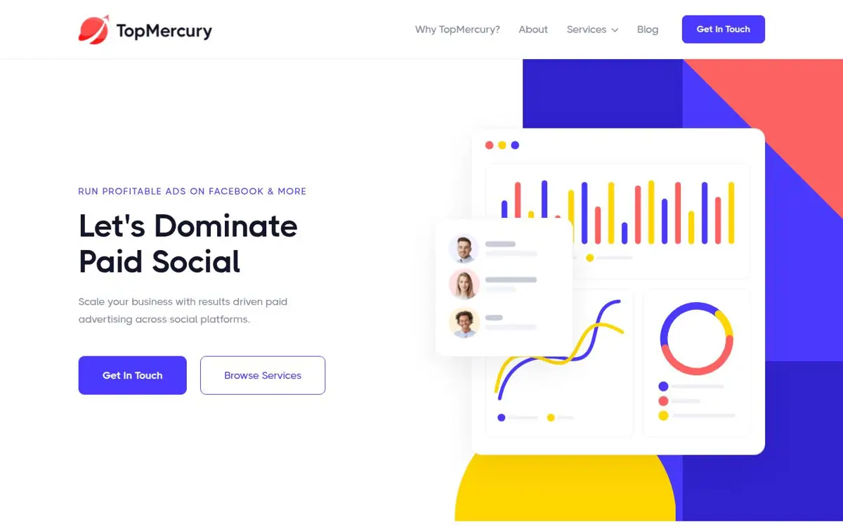 Homepage of TopMercury